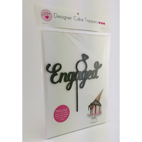 Engaged Black Acrylic