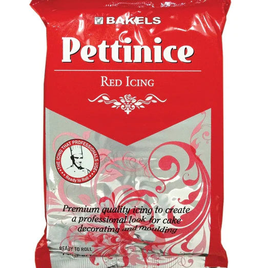 BAKELS | RED ICING | 750G (Box of 6 Packets)