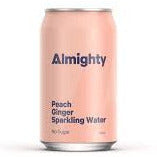 Almighty Peach & Ginger Sparkling Water (24x330ml)