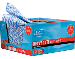 Heavy Duty Wipes Blue (Box)