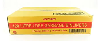 LDPE Bin Liners 120 Litre