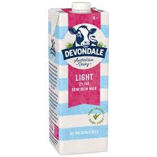 Devondale Light Milk (10x1L)
