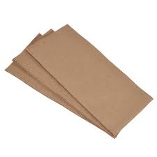 Kraft GT Fold Rectangular Quilted Napkins (Brown)