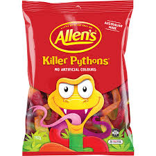 Killer Pythons/Snakes (Allens/1kg)