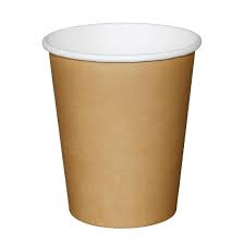 8oz Single Wall Coffee Cup (Kraft/90mm)
