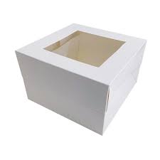10x10x06 Window Cake Box (Top Window)