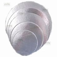 17" D/STD Silver Round Cardboards (Pack of 25)