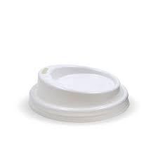 4oz White PS Sipper BioCup Lid (63mm) (1000)