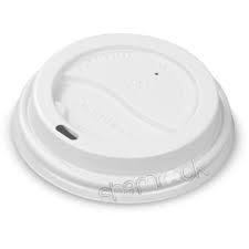 8-12oz Coffee Cup Lid (White/Travel/80mm)(Sleeve)