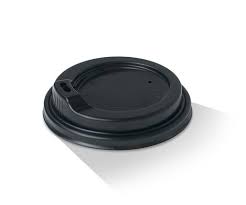 Coffee Cup Lid (Black/Sipper80mm) (1000)