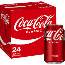 Classic Coke Cans (24x375ml)
