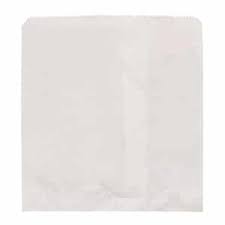 White Paper Bag - 3 Square White (500)