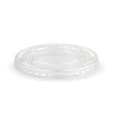 PET Cup Flat Lids (98mm/Sleeve)