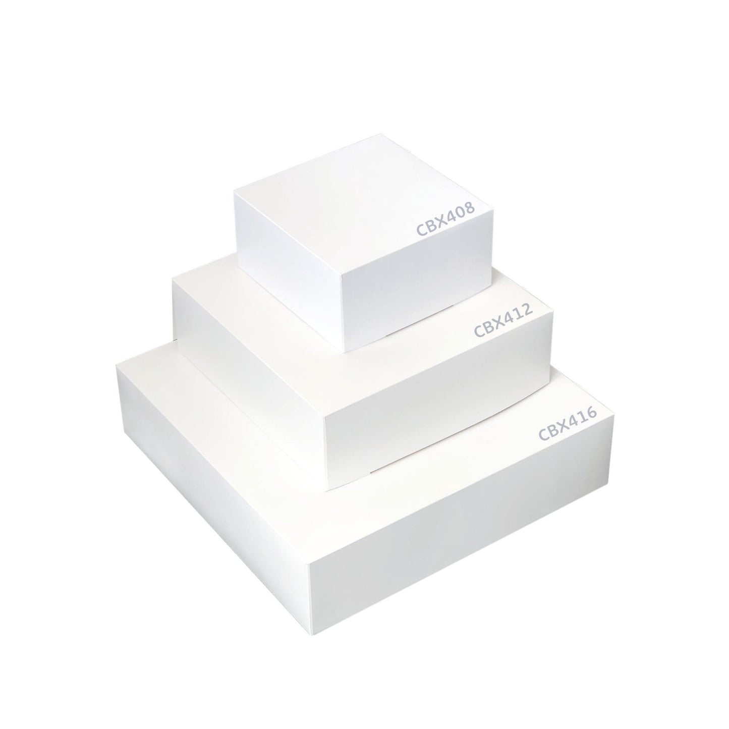 10x10x4 Window Cake Box (Top Window)