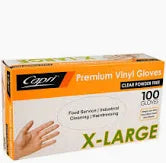 Vinyl Gloves Extra Large Powder Free