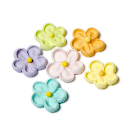 Drop Flower Pastel Small Assorted 200 per box - Sugar Dec