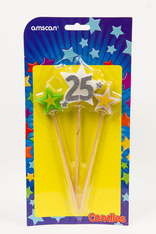 #25 Star Pick Candle (Box of 6 Packets)