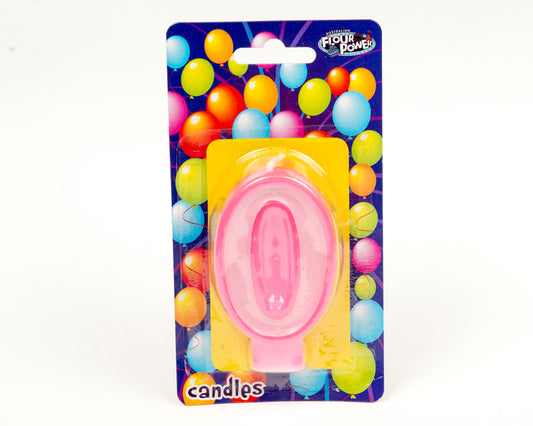 #0 Pink Candle (Box of 6pkts)