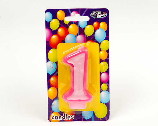 #1 Pink Candle (Box of 6pkts)