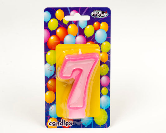 #7 Pink Candle (Box of 6pkts)
