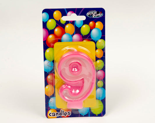 #9 Pink Candle (Box of 6pkts)