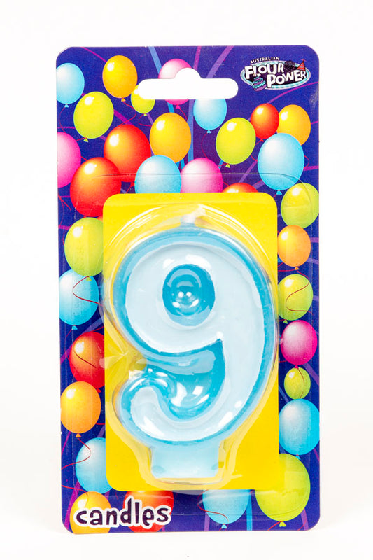 #9 Blue Candle (Box of 6pkts)