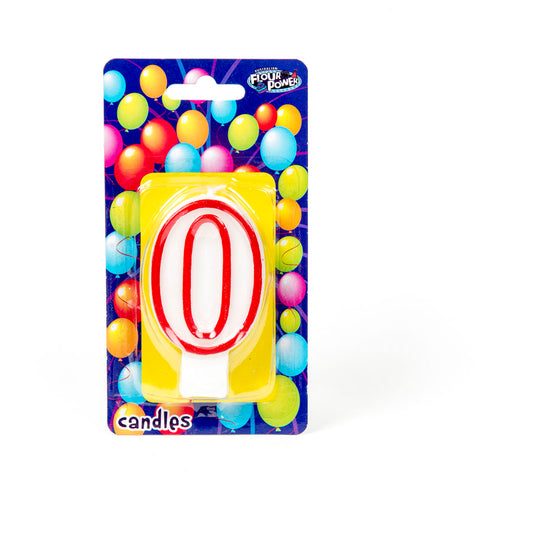#0 Red Candle (Box of 6pkts)