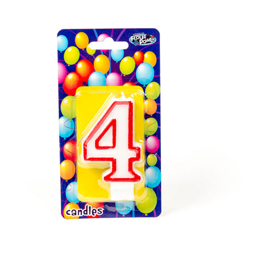 #4 Red Candle (Box of 6pkts)