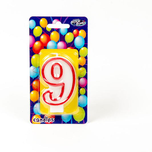 #9 Red Candle (Box of 6pkts)