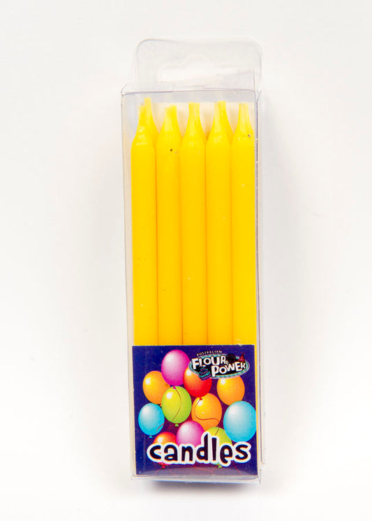 Plain Candle - Yellow (Box of 12 Packets)