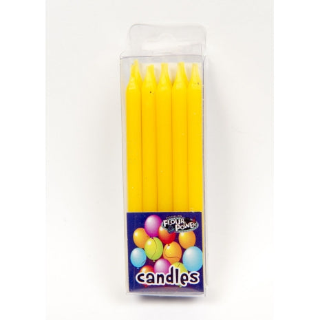 Plain Candle - Yellow (Single Packet)