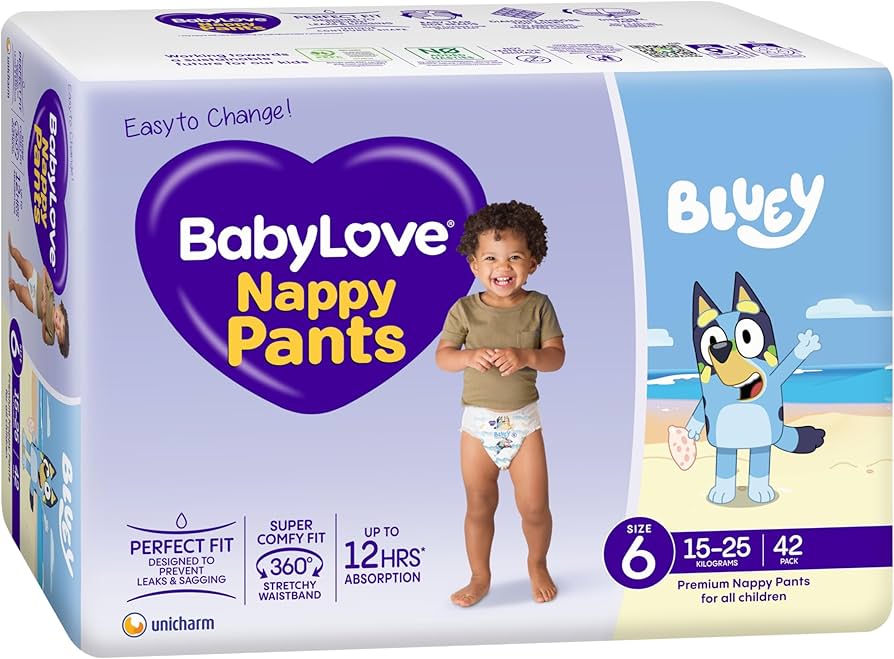 BabyLove C/Pack Junior (Size 6) 60's