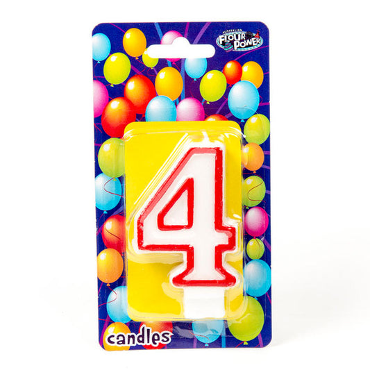 #4 Red Candle (Box of 6pkts)