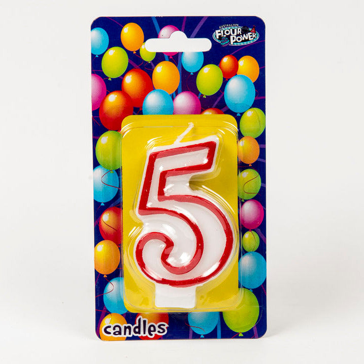 #5 Red Candle (Box of 6pkts)
