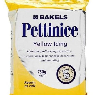 BAKELS | YELLOW ICING | 750G (Box of 6 Packets)
