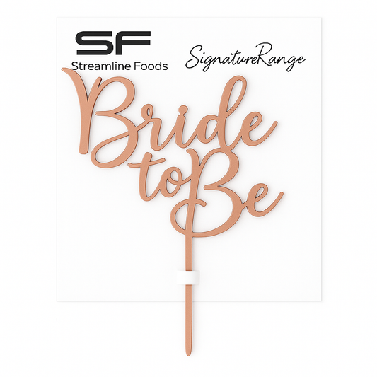 Bride To Be Script Rose Gold