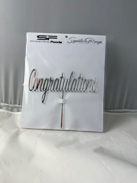 Congratulations Silver