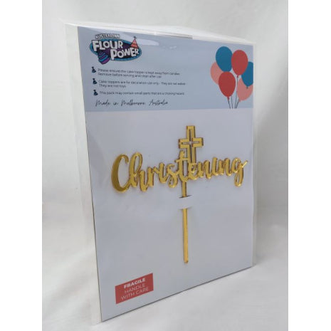 Christening Gold Mirror