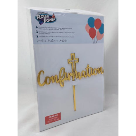 Confirmation Gold Mirror