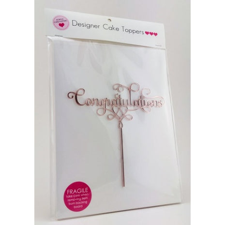 Congratulations Rose Gold Mirror