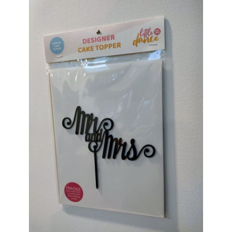 Mr & Mrs Script Black