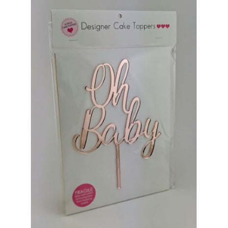 Oh Baby Rose Gold Mirror