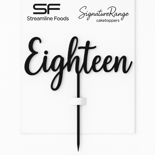 Eighteen Script Black