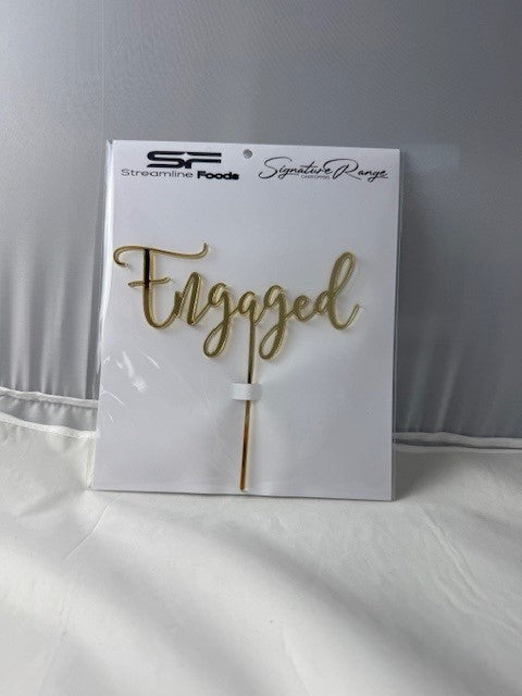 Engaged Script Gold