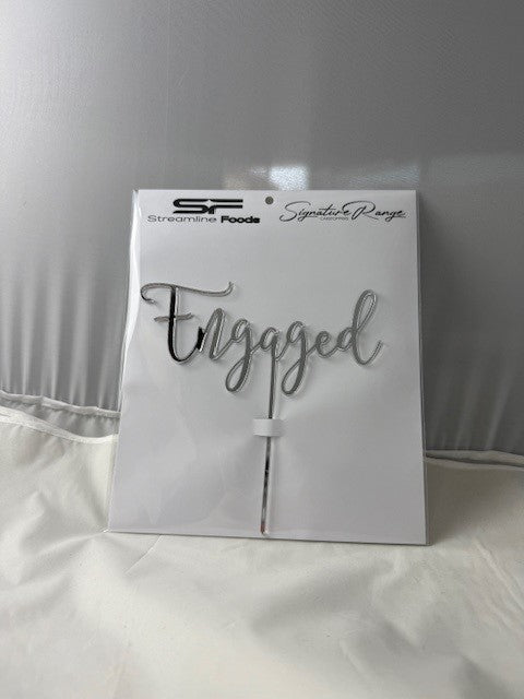 Engaged Script Silver