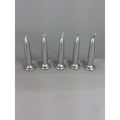 Bullet Candle - Silver (144pcs)