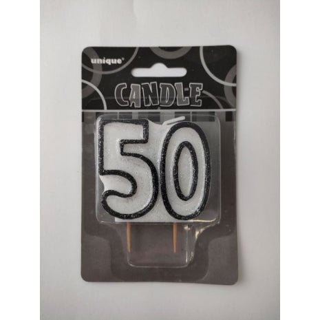 #50 Black Double Candle (Single Packet)