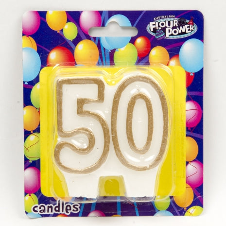 #50 Gold Double Candle (Single Packet)