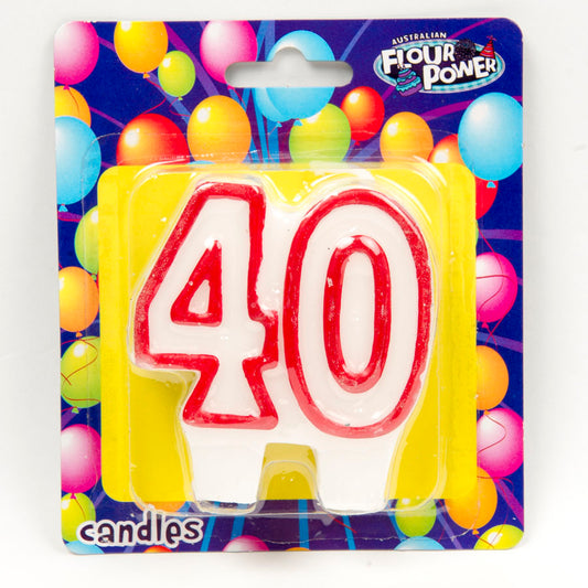 #40 Red Double Candle (Single Packet)