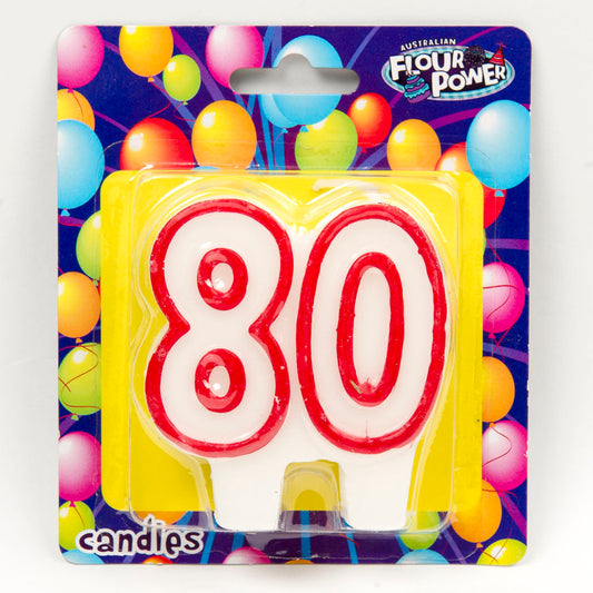 #80 Red Double Candle (Single Packet)